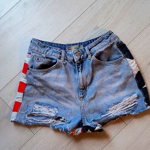 American jean shorts